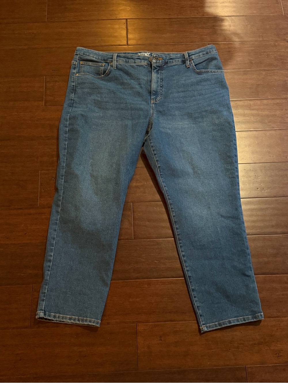 Terra & Sky Medium Blue Straight Leg Jeans